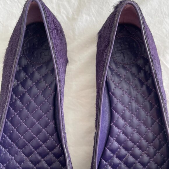 Tory Burch Purple Calf Hair Flats (sz 5) - Picture 3 of 8
